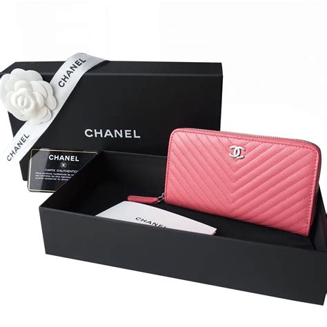 chanel flap wallet red pink|Chanel pink pebbled leather Wallet .